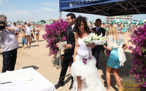 Ślub na plaży Jesolo Lido - zdjęcie 04